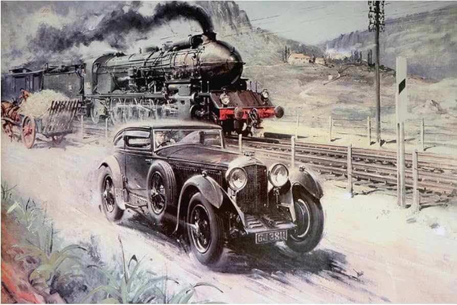 Amazon｜BINGJIACAI レトロなポスターロンドン産業革命車両列車車